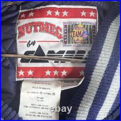 VTG 90s Dallas Cowboys Puffer Jacket XL Nutmeg by Campri NFL Football Blue