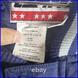 VTG 90s Dallas Cowboys Puffer Jacket XL Nutmeg by Campri NFL Football Blue