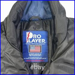 VTG 90s Dallas Cowboys Puffer Mens Size Medium NFL Experience Black Zip