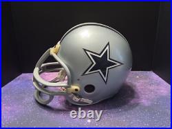 VTG 90s NFL Dallas Cowboys Riddell Full Size Youth Large Helmet replica