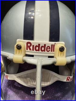 VTG 90s NFL Dallas Cowboys Riddell Full Size Youth Large Helmet replica