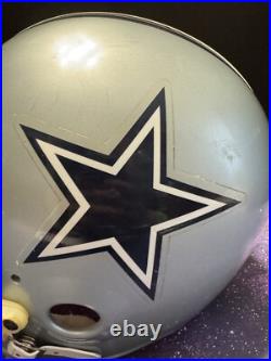 VTG 90s NFL Dallas Cowboys Riddell Full Size Youth Large Helmet replica