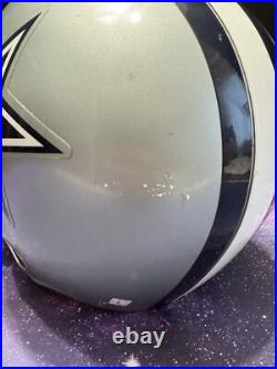 VTG 90s NFL Dallas Cowboys Riddell Full Size Youth Large Helmet replica