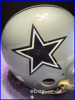 VTG 90s NFL Dallas Cowboys Riddell Full Size Youth Large Helmet replica
