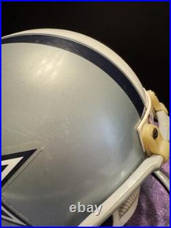 VTG 90s NFL Dallas Cowboys Riddell Full Size Youth Large Helmet replica