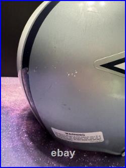 VTG 90s NFL Dallas Cowboys Riddell Full Size Youth Large Helmet replica