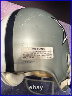 VTG 90s NFL Dallas Cowboys Riddell Full Size Youth Large Helmet replica