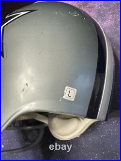 VTG 90s NFL Dallas Cowboys Riddell Full Size Youth Large Helmet replica