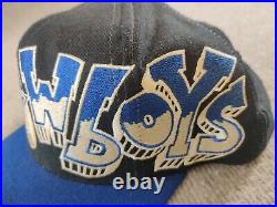 VTG Dallas Cowboys Drew Pearson Graffiti NFL Pro Shop Snapback Hat Navy Black