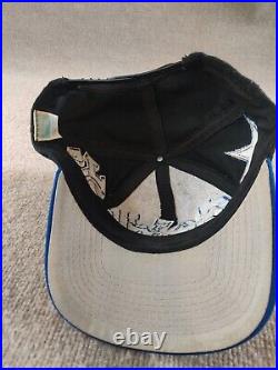 VTG Dallas Cowboys Drew Pearson Graffiti NFL Pro Shop Snapback Hat Navy Black