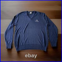 VTG Dallas Cowboys Garan Mens L Blue Acrylic Sweater NFL Football 1970s 1980s