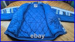 VTG Dallas Cowboys Jacket Sz XL NFL Reebok Pro Line Full Zip Lined Logo No Hood