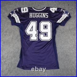 VTG Dallas Cowboys Jersey Mens 50 NFL Player Team Issued Game Johnny Huggins #49