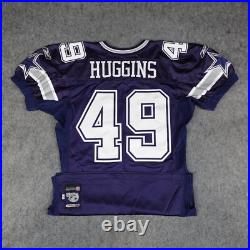 VTG Dallas Cowboys Jersey Mens 50 NFL Player Team Issued Game Johnny Huggins #49