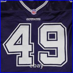 VTG Dallas Cowboys Jersey Mens 50 NFL Player Team Issued Game Johnny Huggins #49