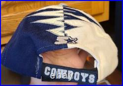 VTG Dallas Cowboys NFL Pro Line Starter Shockwave Cap The Right Hat With96' SB Pin