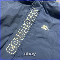 VTG Dallas Cowboys NFL Starter Proline Puffer Jacket Size 4XL