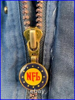 VTG Dallas Cowboys NFL Triple Goose Jacket L Blue Mens Winter Puffer Coat 8977