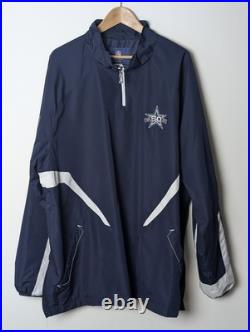 VTG Dallas Cowboys Reebok 50th Anniversary Windbreaker Jacket NFL On-Field 3XL
