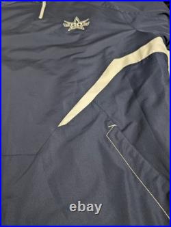 VTG Dallas Cowboys Reebok 50th Anniversary Windbreaker Jacket NFL On-Field 3XL