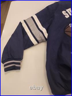 VTG Dallas Cowboys SB 5X Champs NFL Size XL G-111 Apparel Reversible jacket