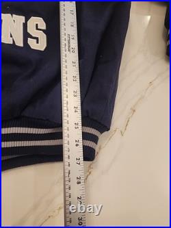 VTG Dallas Cowboys SB 5X Champs NFL Size XL G-111 Apparel Reversible jacket
