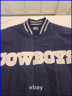 VTG Dallas Cowboys SB 5X Champs NFL Size XL G-111 Apparel Reversible jacket