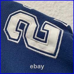 VTG Deion Sanders Dallas Cowboys Sweatshirt Mens Large L Starter Team NFL Blue