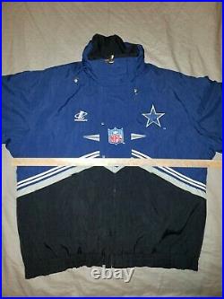 VTG NFL 90's Dallas Cowboys Pro Line Puffer Jacket by Logo Athletic Men's Sz/XL