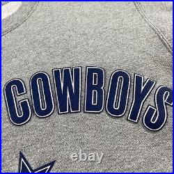 VTG Nike Dallas Cowboys Center Swoosh Spellout Crewneck Sweatshirt Sz M MINT USA