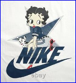 VTG Rare Deadstock Betty Boop Nike Dallas Cowboys Single Stitch T Shirt Size XL