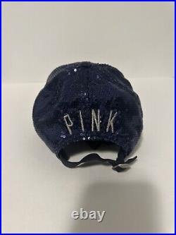 Victoria Secret Pink Sequin Blue Dallas Cowboys Adjustable Hat