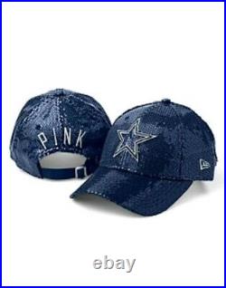 Victoria Secret Pink Sequin Dallas Cowboys NFL Hat Adjustable
