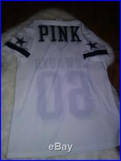 Victorias Secret PINK NFL Dallas Cowboys Jersey & Pants Leggings S VS
