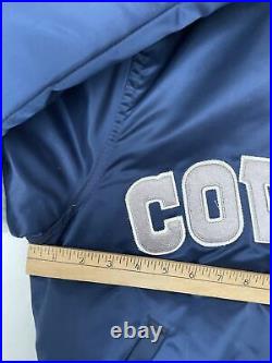 Vintage 1980s Dallas Cowboys Starter Satin Jacket Made in Usa M EUC