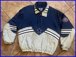 Vintage 1990's Dallas Cowboys Starter Pullover Size L Made In USA