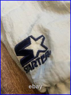 Vintage 1990's Dallas Cowboys Starter Pullover Size L Made In USA