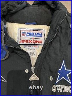 Vintage 1990's Mens Pro Line By APEX ONE Dallas Cowboys Jacket-Size XL