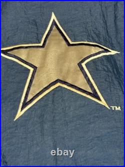 Vintage 1990sNFL Starter Dallas Cowboys Blue Men 1/2 ZIP Jacket Very Warm! LARGE Vintage 1990sNFL Starter Dallas Cowboys Blue Men 1/2 ZIP Jacket Very Warm! LARGE
