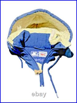 Vintage 1990sNFL Starter Dallas Cowboys Blue Men 1/2 ZIP Jacket Very Warm! LARGE Vintage 1990sNFL Starter Dallas Cowboys Blue Men 1/2 ZIP Jacket Very Warm! LARGE