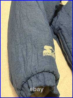 Vintage 1990sNFL Starter Dallas Cowboys Blue Men 1/2 ZIP Jacket Very Warm! LARGE Vintage 1990sNFL Starter Dallas Cowboys Blue Men 1/2 ZIP Jacket Very Warm! LARGE