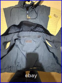 Vintage 1990sNFL Starter Dallas Cowboys Blue Men 1/2 ZIP Jacket Very Warm! LARGE