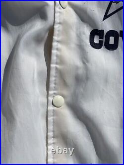 Vintage 1990s Dallas Cowboys Large Chalkline Fanimation Snap Jacket