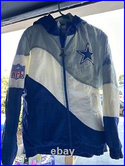 Vintage 1990s Dallas Cowboys Pro Line Apex One Puffer Mens NFL Texas Football Sm