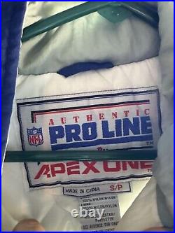 Vintage 1990s Dallas Cowboys Pro Line Apex One Puffer Mens NFL Texas Football Sm