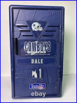 Vintage 1990s Dallas Cowboys Team NFL Locker Storage Cabinet