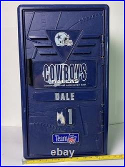 Vintage 1990s Dallas Cowboys Team NFL Locker Storage Cabinet