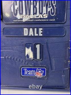 Vintage 1990s Dallas Cowboys Team NFL Locker Storage Cabinet