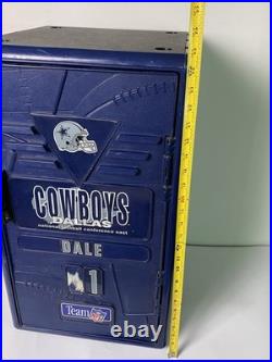 Vintage 1990s Dallas Cowboys Team NFL Locker Storage Cabinet
