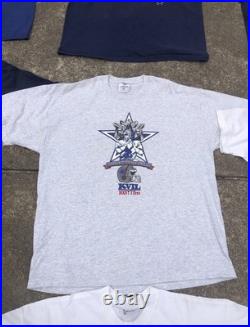 Vintage 1990s Dallas Cowboys single stitch T Shirt lot of 10